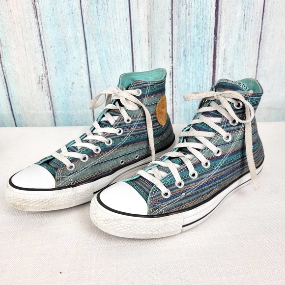 CONVERSE Chuck Taylor All Star Striped High-Top Sneakers Unisex - Picture 1 of 10